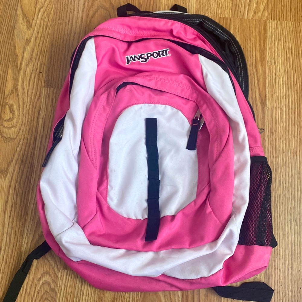 pink Jansport backpack